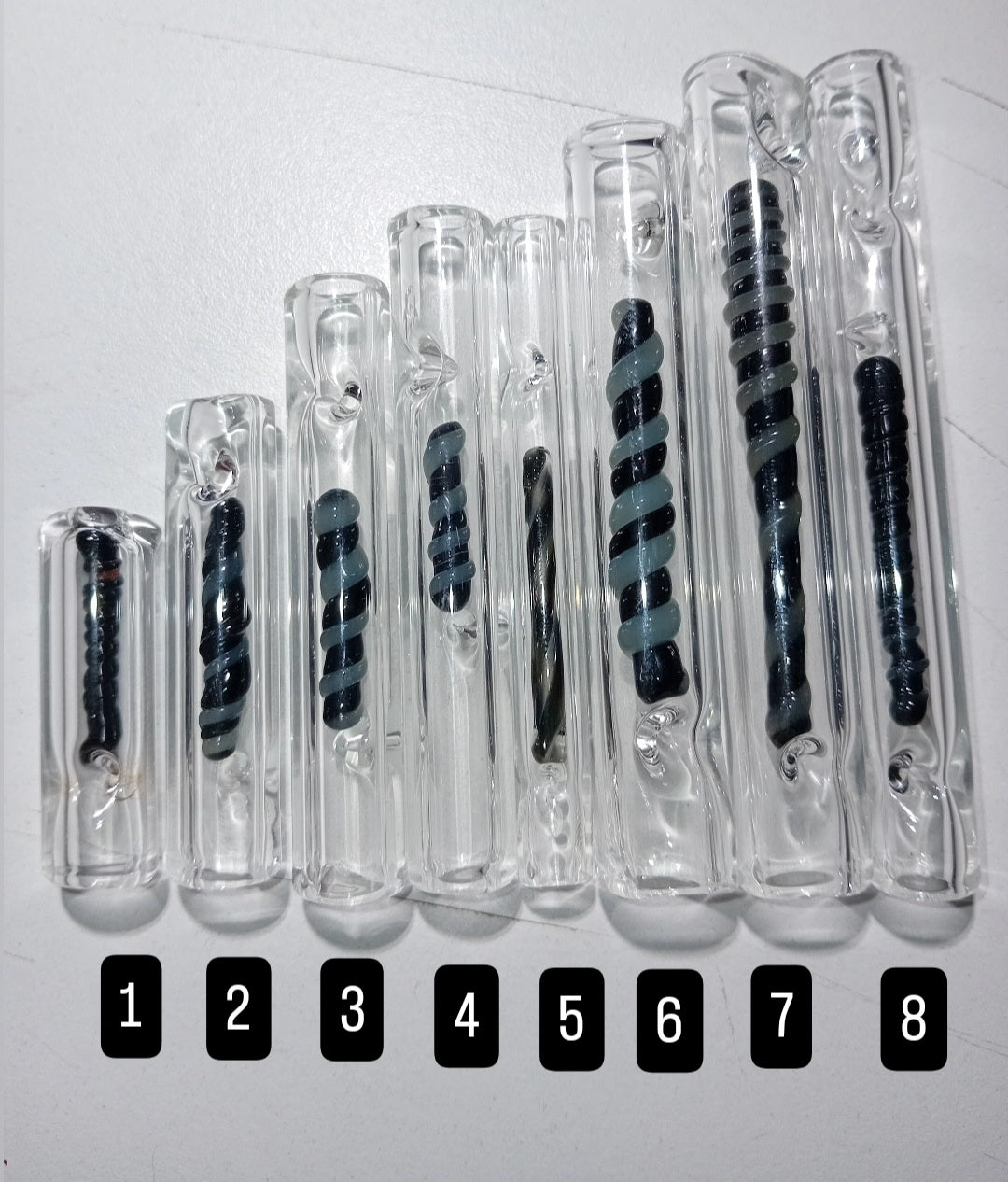 Filtros doble tubo spiral negro azul 7mm / 10m 12mm