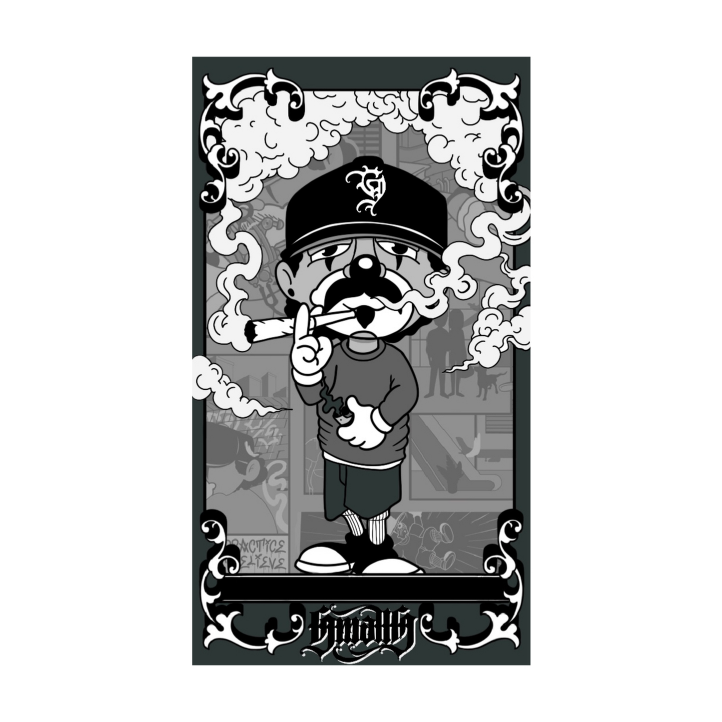 Small Letter × Glass Filter Art — Chicano Barcelona Comics Vol. N1.