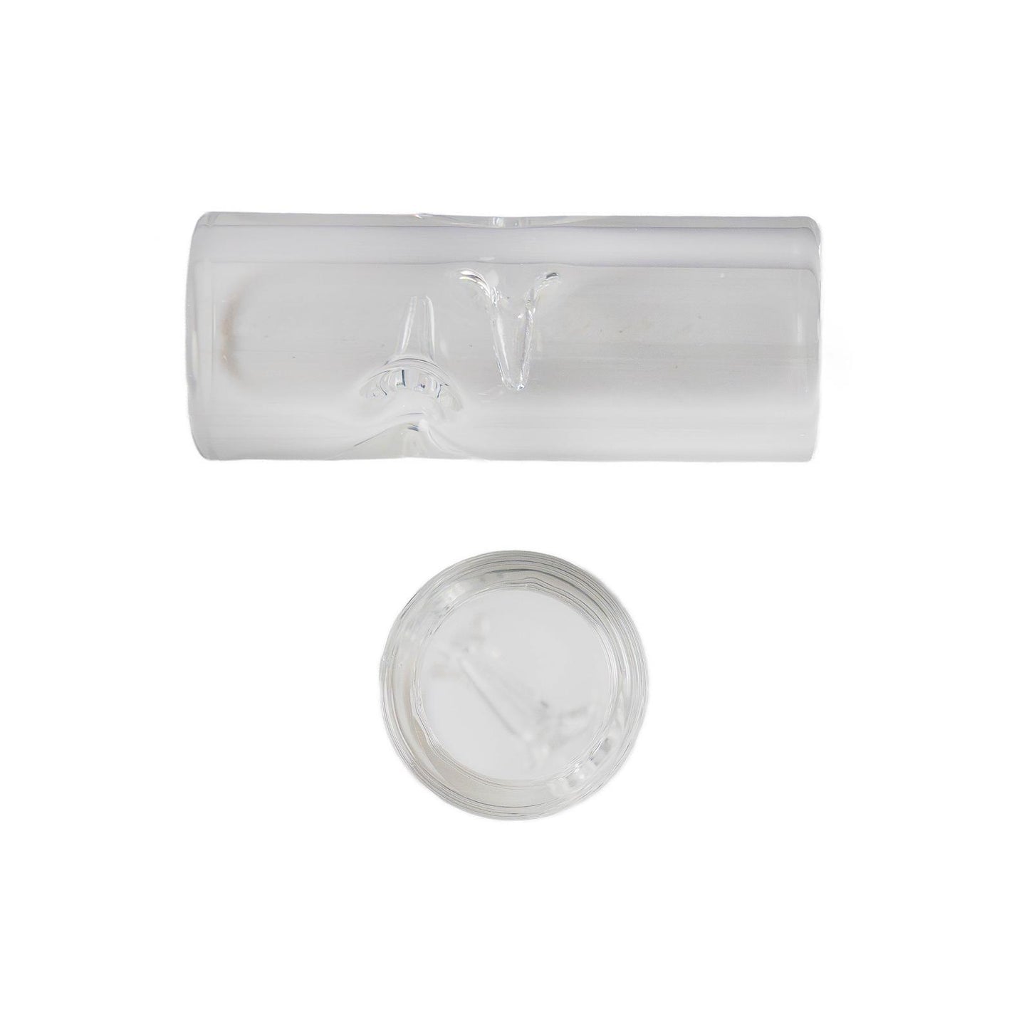 Classic Glass Filter – 3cm × 12mm | Clear Disposable