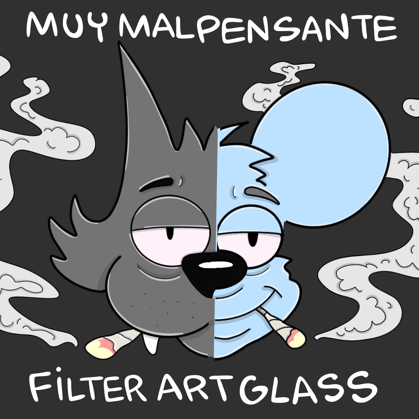 Pendiente en collabo con muy mal pensante 1/20u