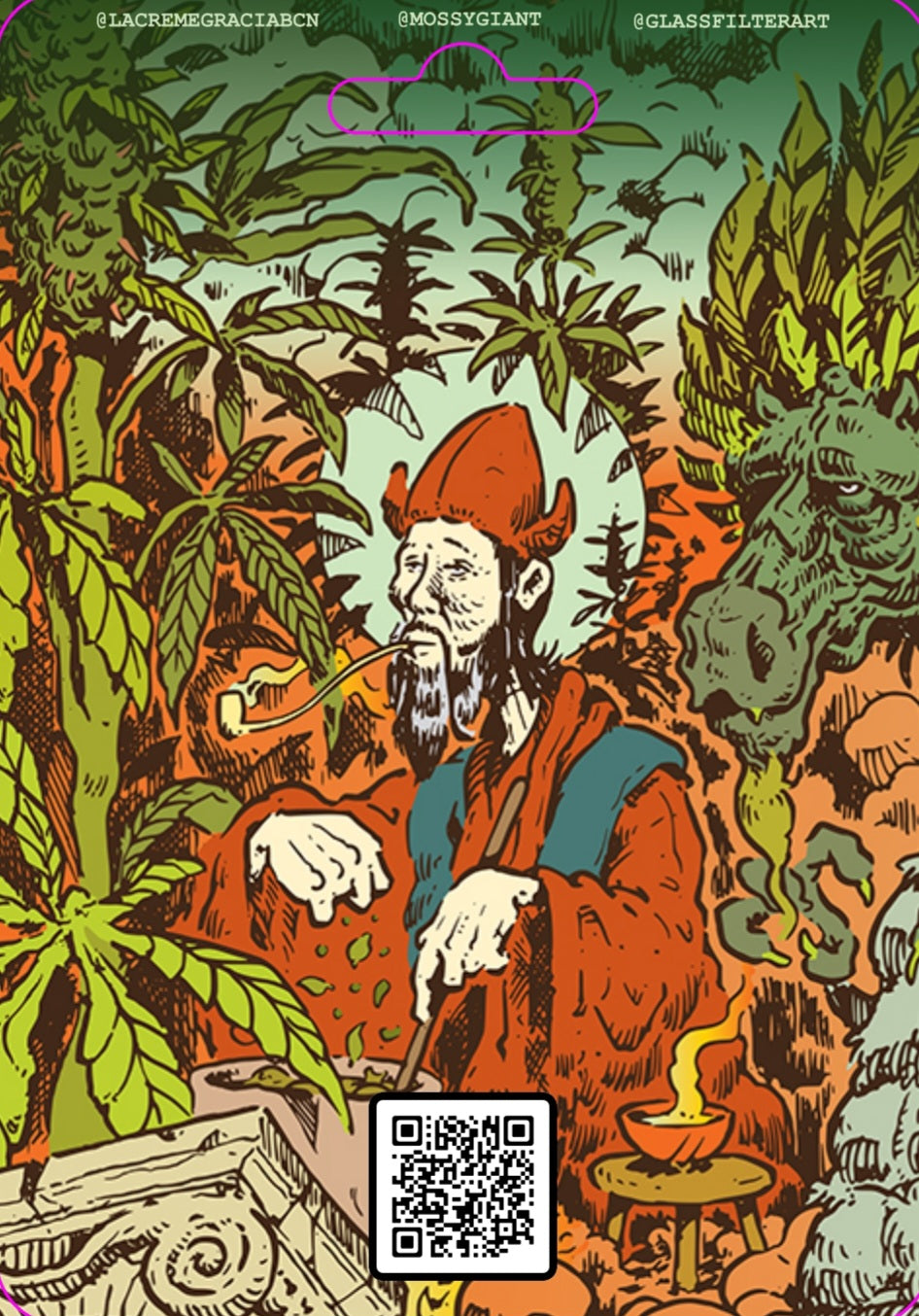 Fullprinting mania la cina . Collab @thegrandhistoryofcannabis × @mossygiant × @fullprinting_mania increíble colaboración . 7cm/7mm 1/100 limited drop