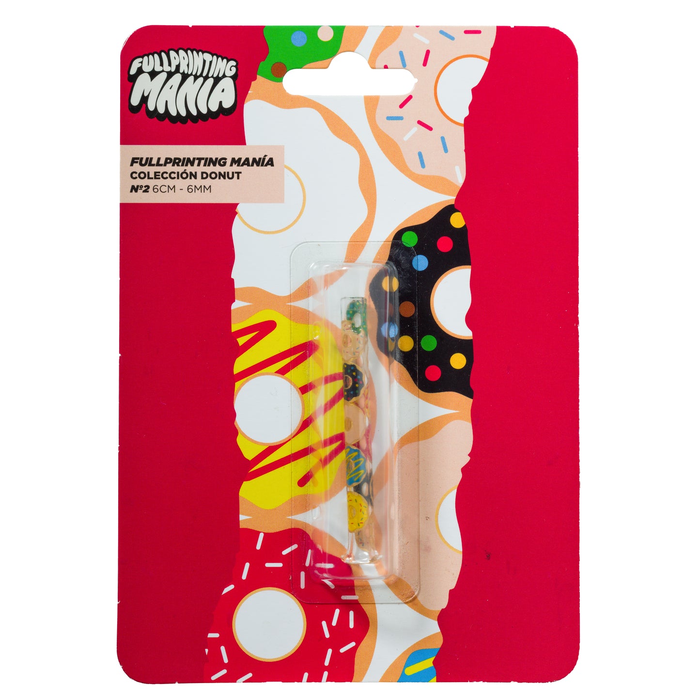 Fullprinting mania colecciones donut N2 . bocas plana 6cm/6mm