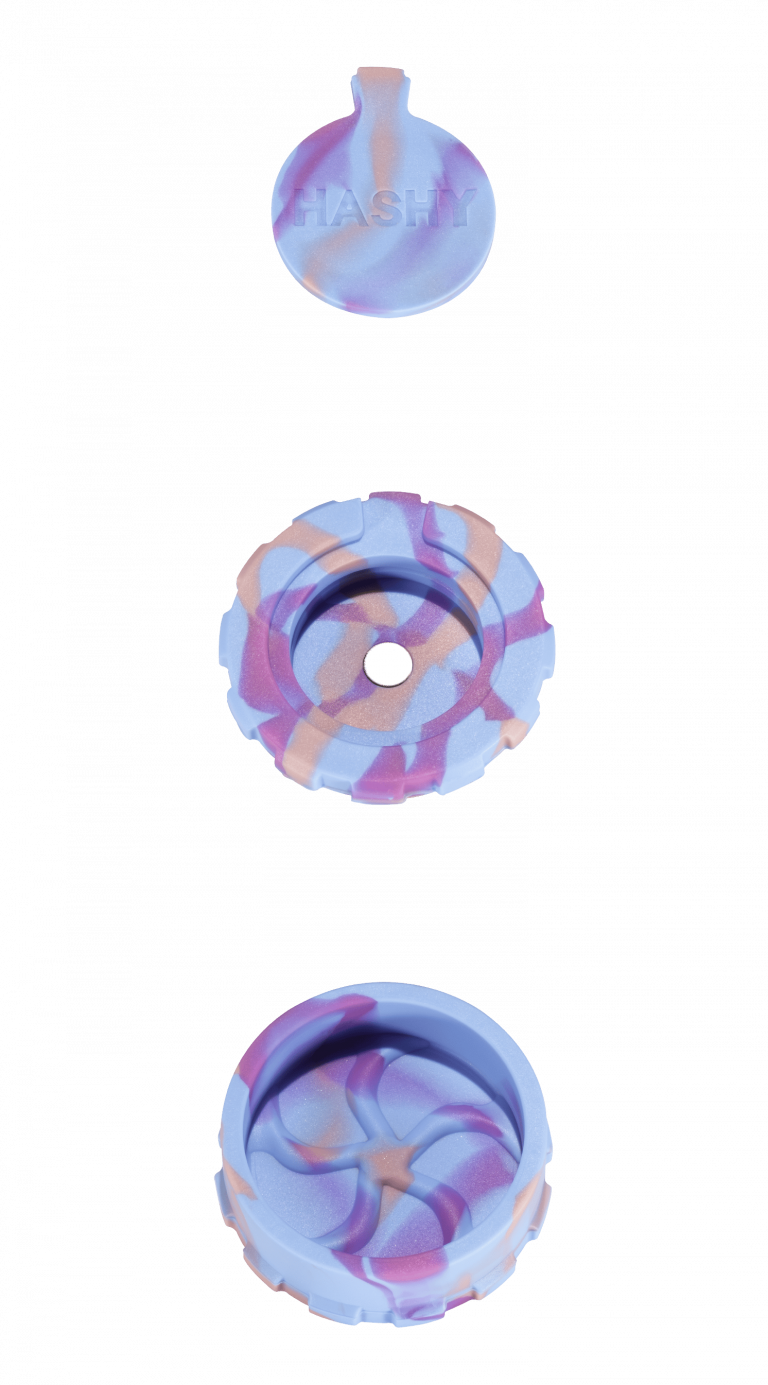 Hashy grinder silicona 🔵🟣