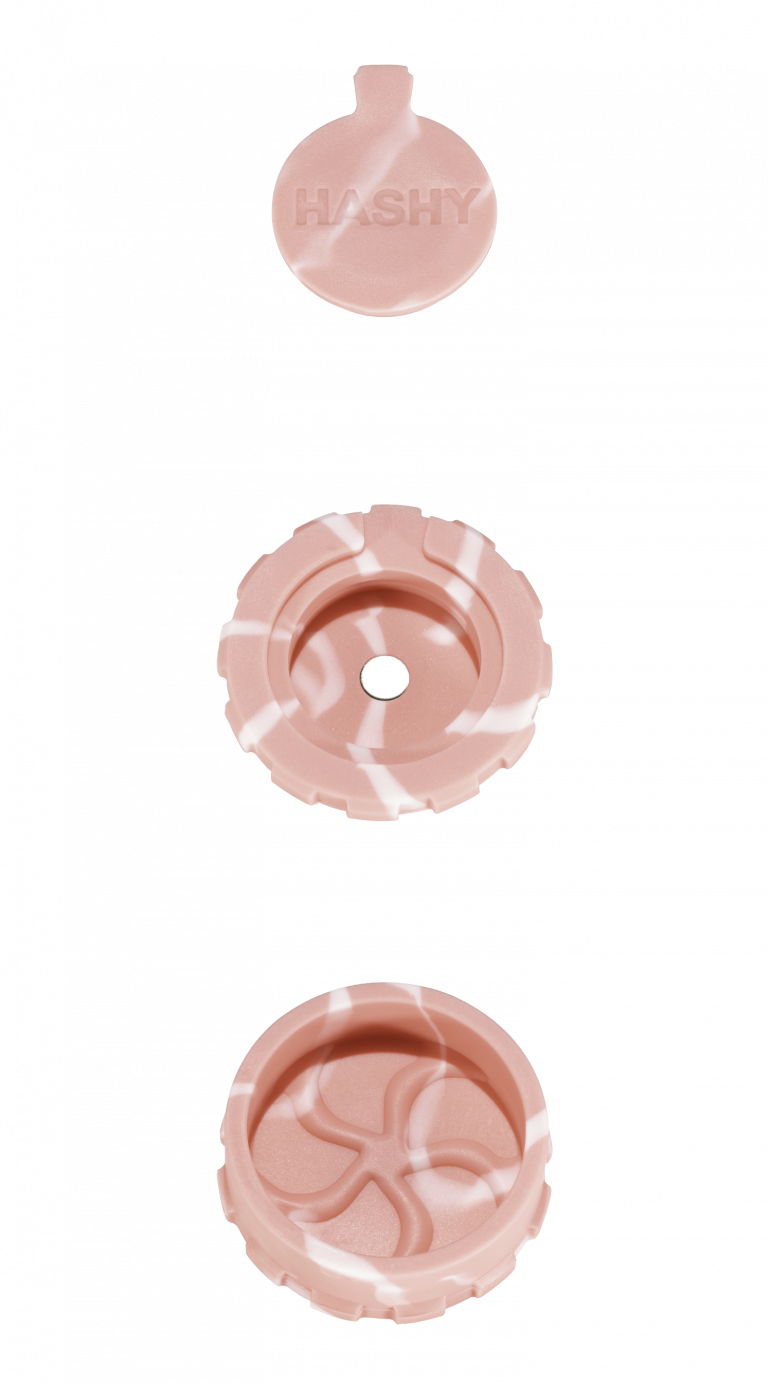 Hashy grinder silicona 🎀 ⚪️