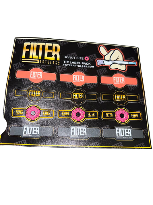 Sticker Vortex Donut 4mm – Tip Label Pack | Filter Art glass by endo  studio BCN.