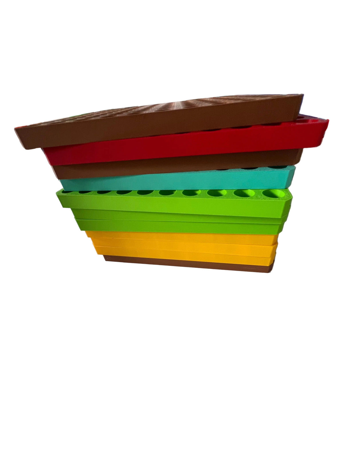 Expositor 3D para 100 Filtros Vortex – Agujeros de 14 mm