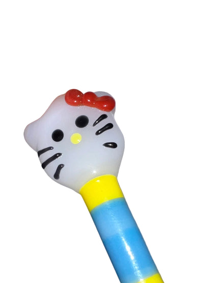 Boquilla de vidrio Hello Kitty con miniatura – Edición 1/1
