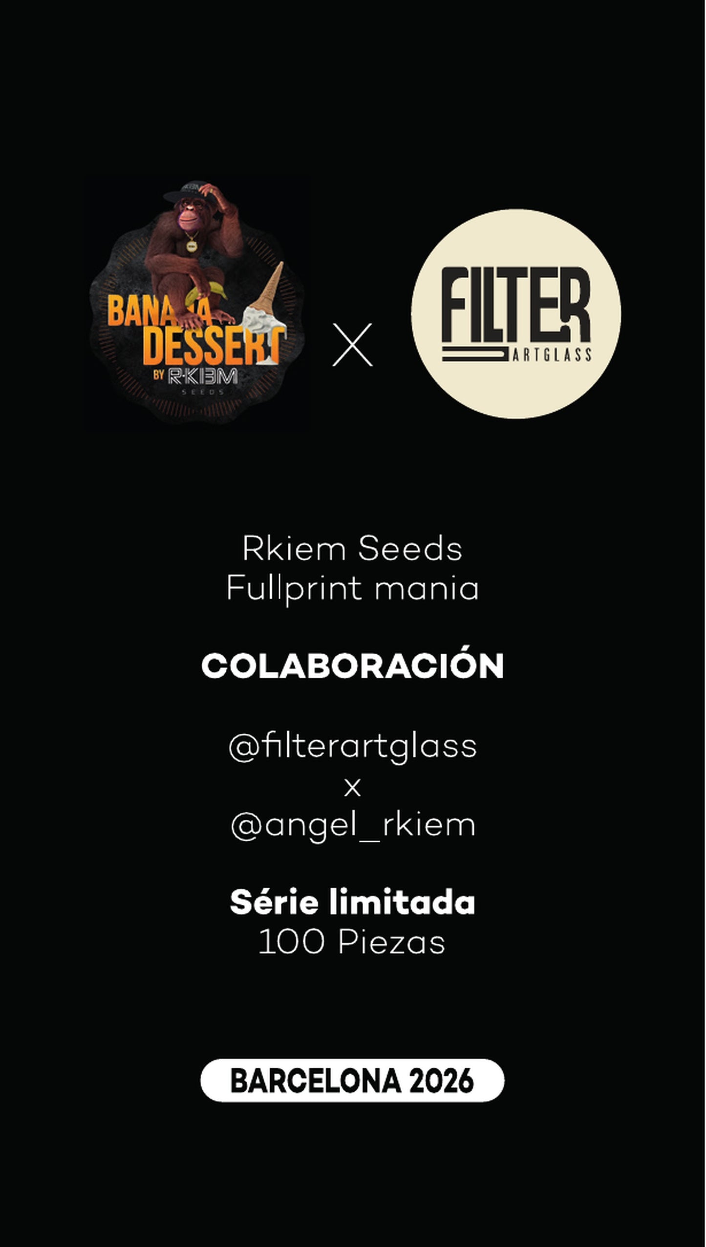 REKIEM SEEDS X FILTRAR GLASS BARCELONA — Banana Dessert Drop