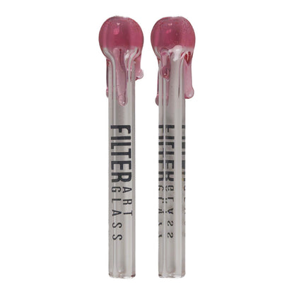 Glass Tips Melt 6cm 6mm 🎀 Rosa Sin Logo