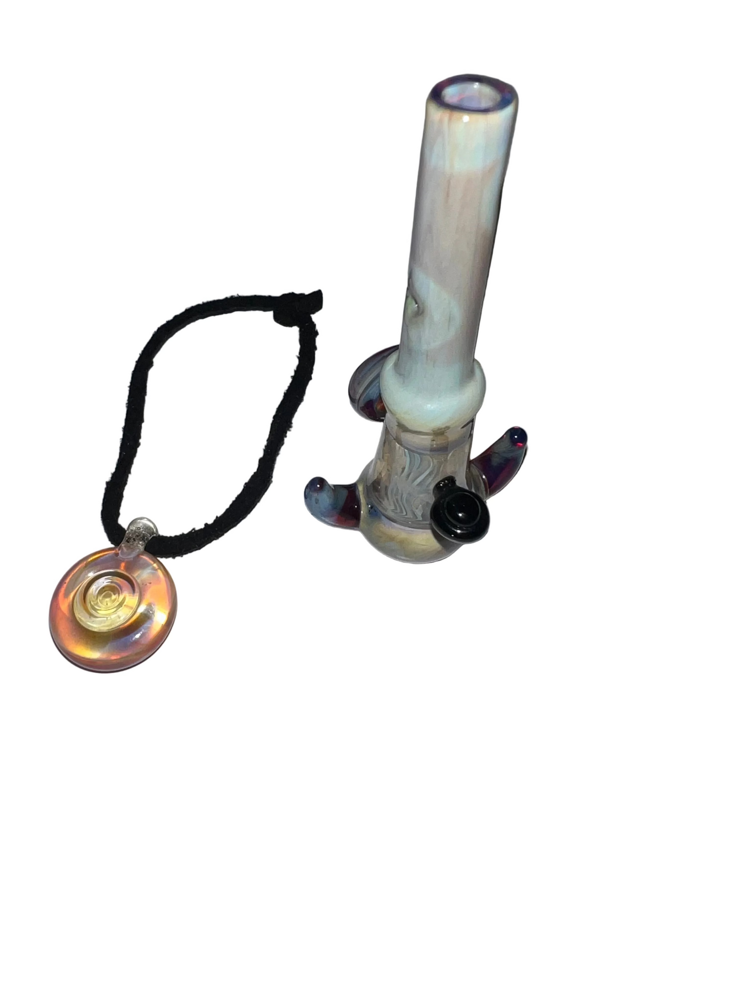 FILTRO EN VIDRIO  6cm 7mm 
Filtro mini bong  + mini colgante vapor de plata implosion
