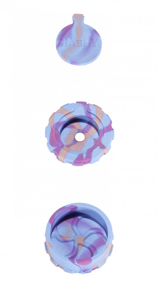 Hashy grinder silicona 🔵🟣